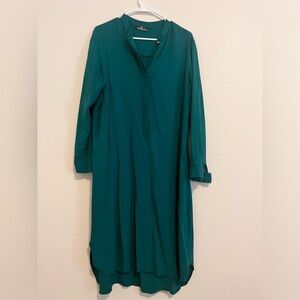 Green tunic shirt